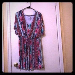 Casual Patterned Dress Wrangler